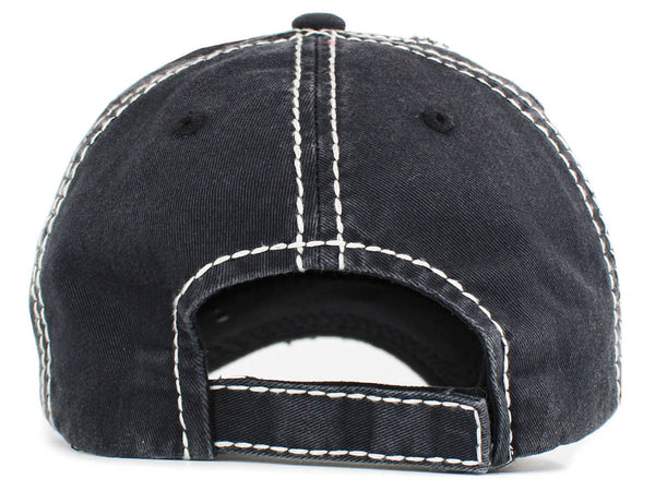 Wine Not Washed Vintage Baseball Hat