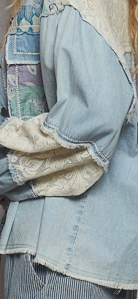 Denim Multi Pattern POL Jacket